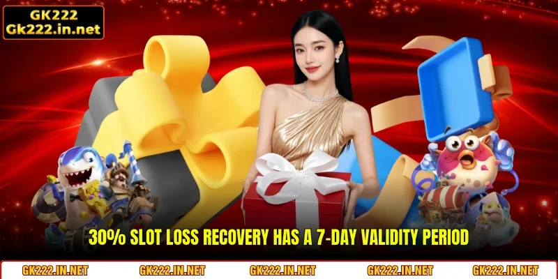 30% Slot Loss Recovery has a 7-day validity period