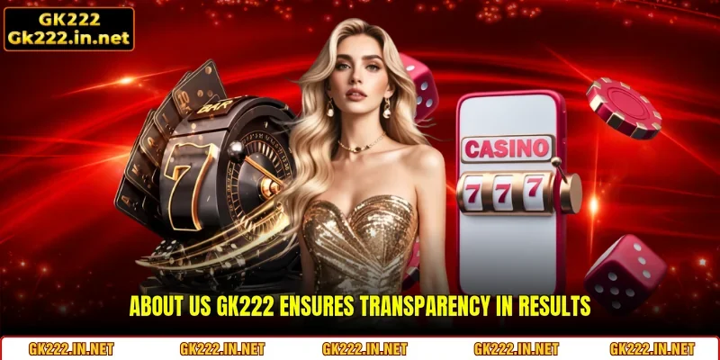 About Us GK222 ensures transparency in results