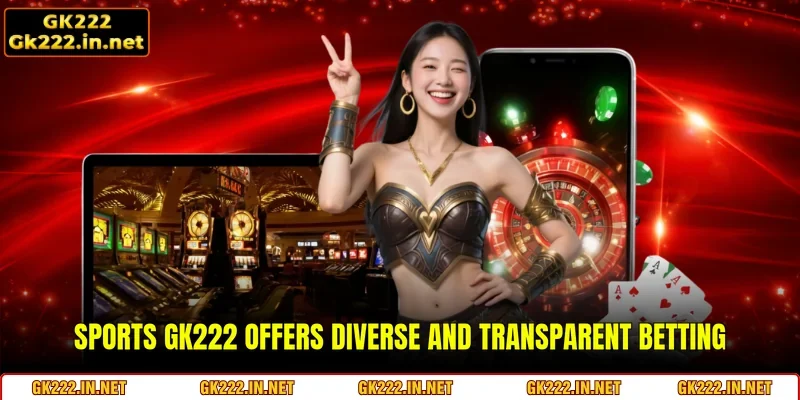 Sports GK222 offers diverse and transparent betting